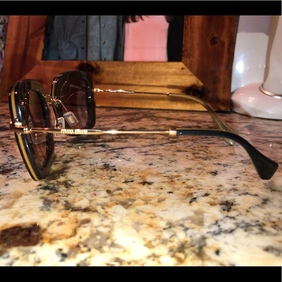 Lyst - Miu Miu Square Catwalk Sunglasses - Picture 5 of 6